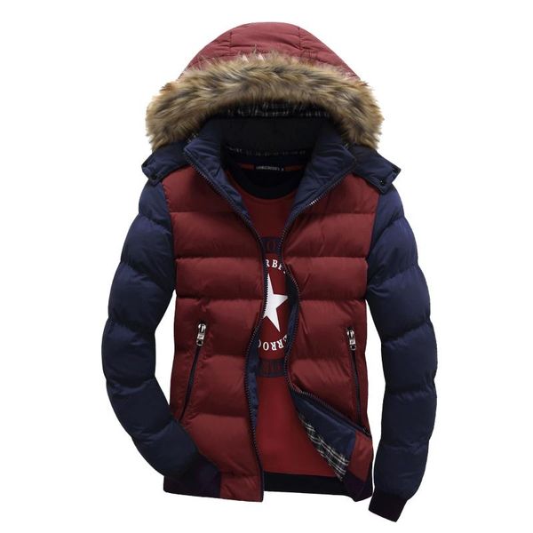 men's winter jackets thick hooded fur collar parka men coats casual warm padded mens jackets male clothing large size 6xl 7xl, Black
men's winter jackets thick hooded fur collar parka men coats casual warm padded mens jackets male clothing large size 6xl 7xl, Black