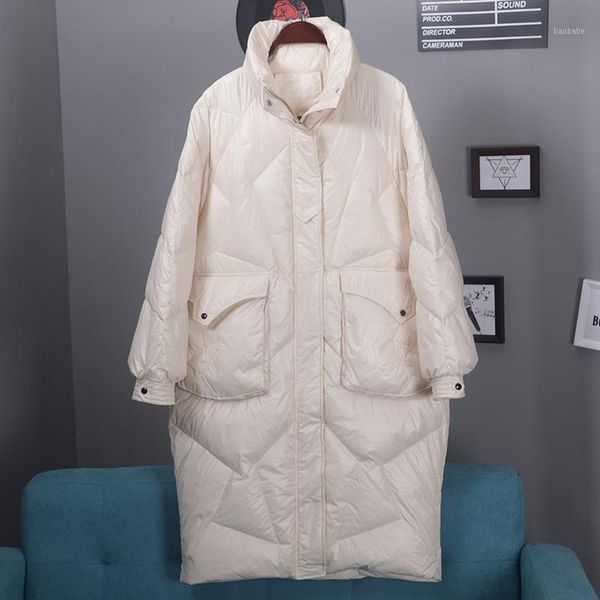 women's down jacket mid-length white duck down jacket2020 winter new1, Black
women's down jacket mid-length white duck down jacket2020 winter new1, Black