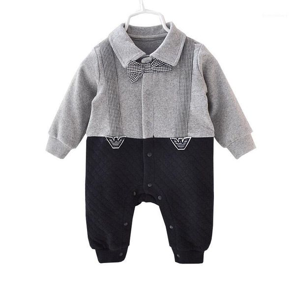 handsome baby rompers infant newborn 0-12m bow tie romper costume cotton jumpsuit clothes body babies suit baby boys clothing1, Blue 
handsome baby rompers infant newborn 0-12m bow tie romper costume cotton jumpsuit clothes body babies suit baby boys clothing1, Blue