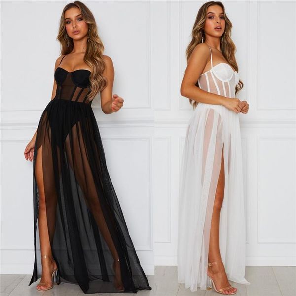 push up padded dress women see through mesh slip dress high split leg high waist night party fashion queen maxi 2019, Black;gray
push up padded dress women see through mesh slip dress high split leg high waist night party fashion queen maxi 2019, Black;gray