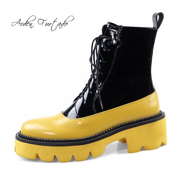 arden furtado fashion women's shoes winter ladies boots cross tied genuine leather casual square heels matin boots big size 42, Black
arden furtado fashion women's shoes winter ladies boots cross tied genuine leather casual square heels matin boots big size 42, Black