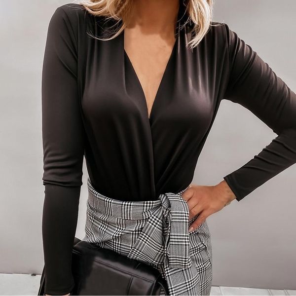 women's blouses & shirts deep v-neck shirt criss-cross white black outwear 2021 women long sleeve work business formal fall
women's blouses & shirts deep v-neck shirt criss-cross white black outwear 2021 women long sleeve work business formal fall