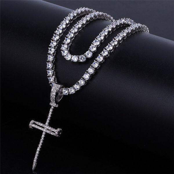 hop hip cross nail necklace 4 styles a cubic zircon pendant with running shoes rock style jewelry 7lcm, Silver
hop hip cross nail necklace 4 styles a cubic zircon pendant with running shoes rock style jewelry 7lcm, Silver