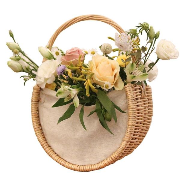storage bags hand-woven wooden flower basket portable fruit baskets linen wedding semi-circular supplies
storage bags hand-woven wooden flower basket portable fruit baskets linen wedding semi-circular supplies