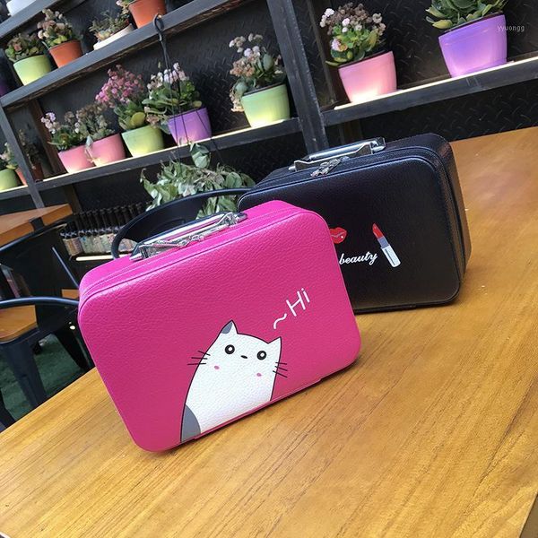 cosmetic bags & cases make-up bag korean simple large-capacity collection suitcase small portable mini lady square1
cosmetic bags & cases make-up bag korean simple large-capacity collection suitcase small portable mini lady square1