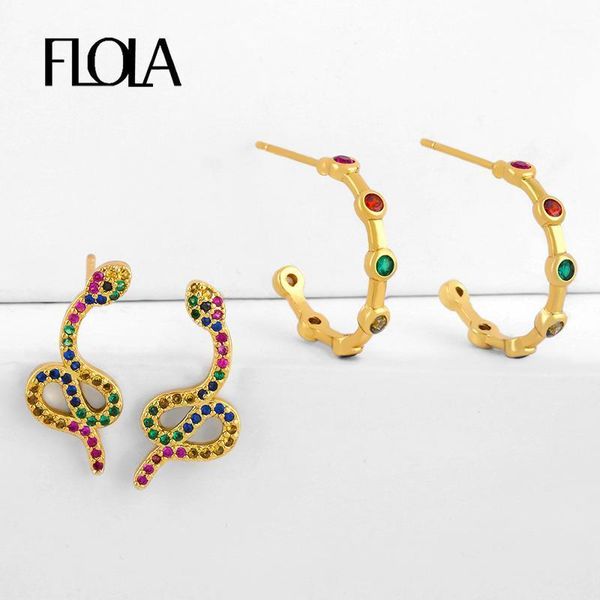 flola cz crystal snake stud earrings for women gold cubic zirconia stud earrings rainbow jewelry pendientes serpiente erss071, Golden;silver
flola cz crystal snake stud earrings for women gold cubic zirconia stud earrings rainbow jewelry pendientes serpiente erss071, Golden;silver