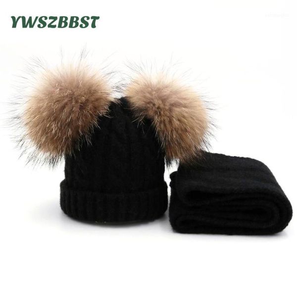 caps & hats winter baby with scarf fashion wool knit cap set raccoon fur balls kids hat warm children set1, Yellow
caps & hats winter baby with scarf fashion wool knit cap set raccoon fur balls kids hat warm children set1, Yellow