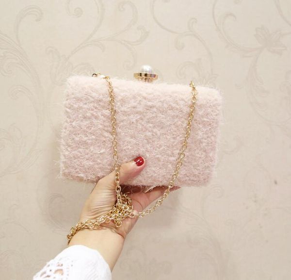 white plush women's mini evening bags fashion clutch banquet bag girls shoulder bag messenger bag
white plush women's mini evening bags fashion clutch banquet bag girls shoulder bag messenger bag