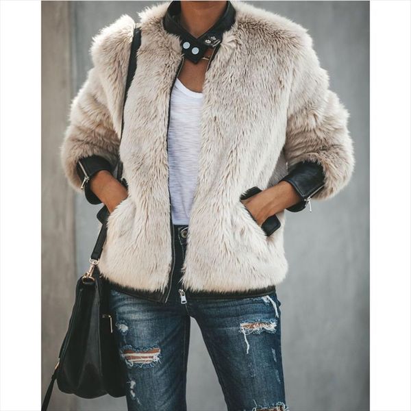 winter women ladies fashion soft teddy bear fleece pu leather patchwork thick warm zip up jacket oversize outwear coats, Black;brown
winter women ladies fashion soft teddy bear fleece pu leather patchwork thick warm zip up jacket oversize outwear coats, Black;brown