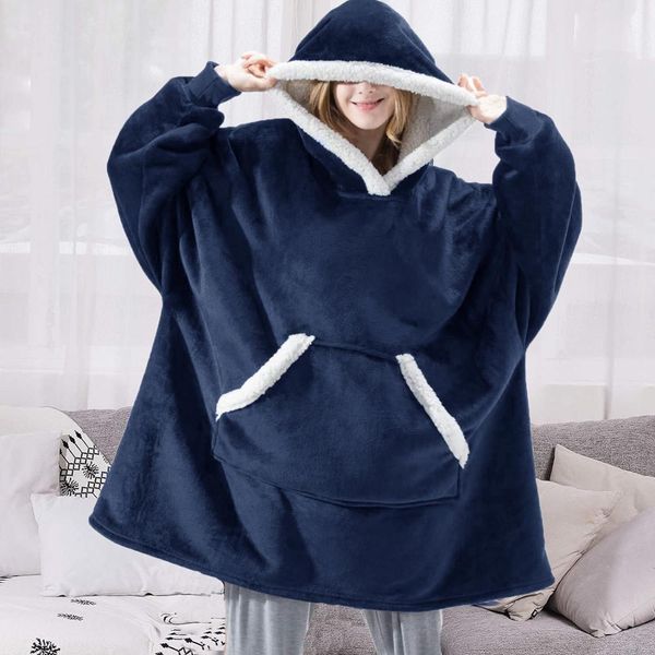2021 overlapping sleeves oversized sweatpants sweatpants... giant blanket with hoodie sweaters... women's sweater... oo7f, Black
2021 overlapping sleeves oversized sweatpants sweatpants... giant blanket with hoodie sweaters... women's sweater... oo7f, Black