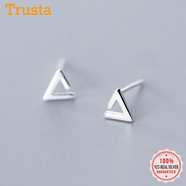 stud trustdavis genuine 925 sterling silver fashion geometry triangle charm earrings for women wedding fine jewelry gift da1932, Golden;silver
stud trustdavis genuine 925 sterling silver fashion geometry triangle charm earrings for women wedding fine jewelry gift da1932, Golden;silver