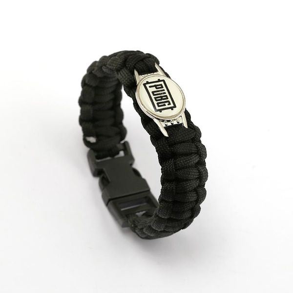 charm bracelets playerunknown's battlegrounds pubg bracelet handmade black rope weave braided bangle men women game toy cool jewelry, Golden;silver
charm bracelets playerunknown's battlegrounds pubg bracelet handmade black rope weave braided bangle men women game toy cool jewelry, Golden;silver