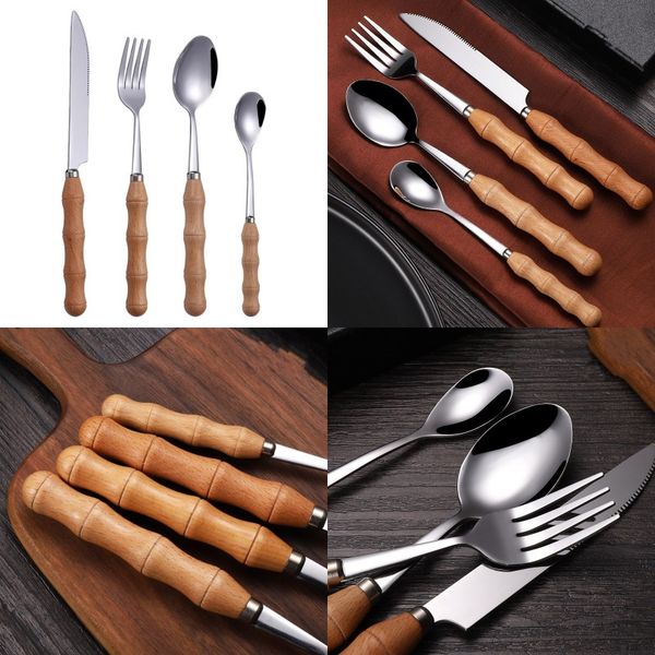 wood handle knife and fork spoon stainless steel tableware set stirring coffee dinner kitchen tablewares 20 9dr uu
wood handle knife and fork spoon stainless steel tableware set stirring coffee dinner kitchen tablewares 20 9dr uu