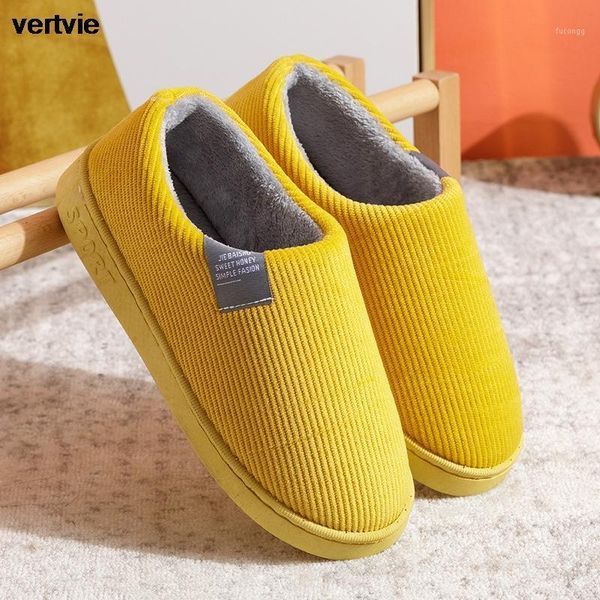 vertvie 2020 winter warm shoes woman men indoor slippers soft plush lovers home floor slipper anti-slip ladies bedroom footwear1, Black
vertvie 2020 winter warm shoes woman men indoor slippers soft plush lovers home floor slipper anti-slip ladies bedroom footwear1, Black