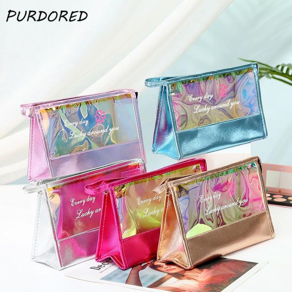 purdored 1 pc women laser cosmetic bag waterproof tpu soft make up bag travel makeup beauty organizer case kosmetyczka
purdored 1 pc women laser cosmetic bag waterproof tpu soft make up bag travel makeup beauty organizer case kosmetyczka