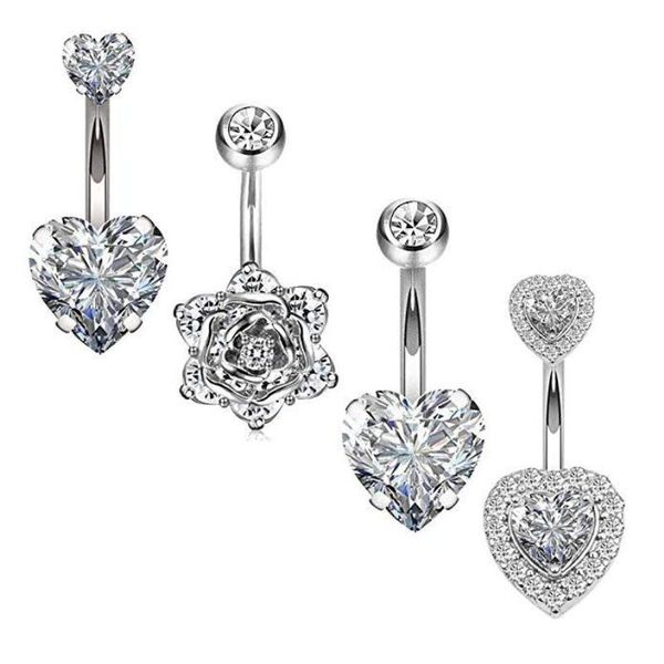 surgical steel crystal belly button piercing set sunflower belly button ring pack navel pircing lot belly ring bulk jewelry sqcqwx, Silver
surgical steel crystal belly button piercing set sunflower belly button ring pack navel pircing lot belly ring bulk jewelry sqcqwx, Silver