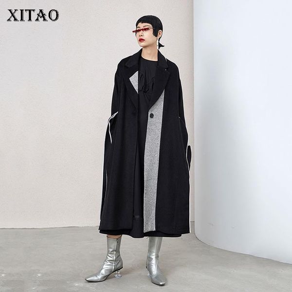 xitao contrast color irregular blend splicing black casual women winter the new loose fashion turn down collar coat zy2926
xitao contrast color irregular blend splicing black casual women winter the new loose fashion turn down collar coat zy2926