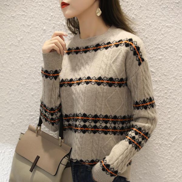 loose knitted sweater women jumpers long sleeve woman pullovers sweaters casual 2021 autumn winter color block striped sweater, White;black
loose knitted sweater women jumpers long sleeve woman pullovers sweaters casual 2021 autumn winter color block striped sweater, White;black