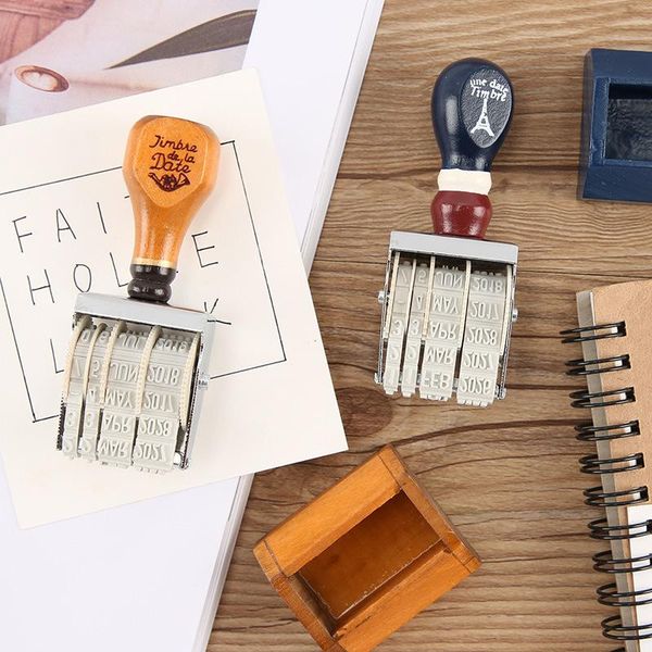 popular in japan and south korea zakka creative retro wooden handle date roller stamp with base escolar school supplies wmtqeb comb2010
popular in japan and south korea zakka creative retro wooden handle date roller stamp with base escolar school supplies wmtqeb comb2010