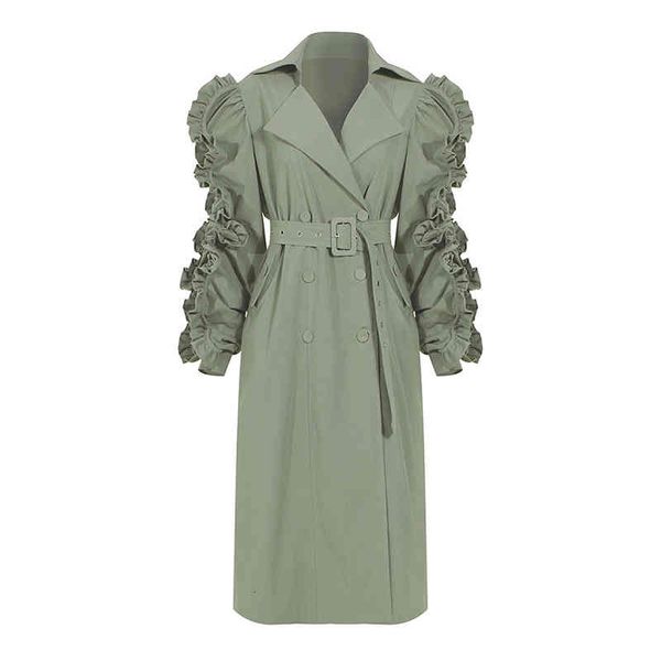 women's trench coats galcaur loose windbreaker for women lapel puff long sleeve patchwork ruffles high waist lace up designer clothes f, Tan;black
women's trench coats galcaur loose windbreaker for women lapel puff long sleeve patchwork ruffles high waist lace up designer clothes f, Tan;black