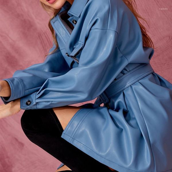 women slim blue print faux leather trench long jacket female office ladies spring fall pu coat jacket windbreaker clothes1, Black
women slim blue print faux leather trench long jacket female office ladies spring fall pu coat jacket windbreaker clothes1, Black