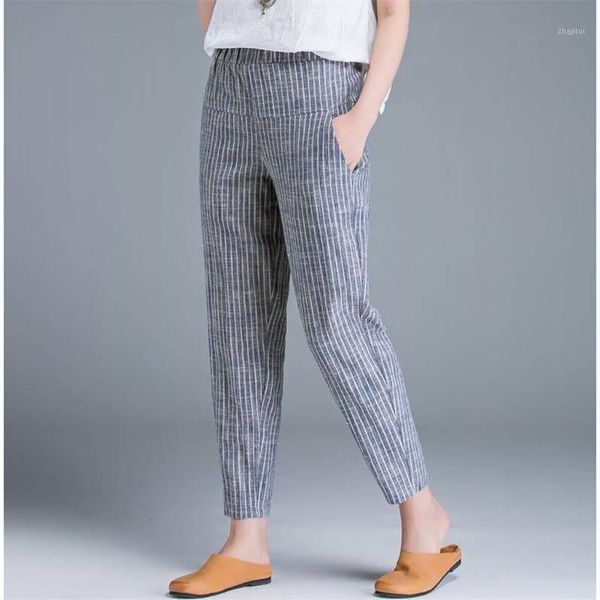 summer new style women's pants thin loose harem pants casual baggy linen vertical striped skinny ankle-length1, Black;white
summer new style women's pants thin loose harem pants casual baggy linen vertical striped skinny ankle-length1, Black;white