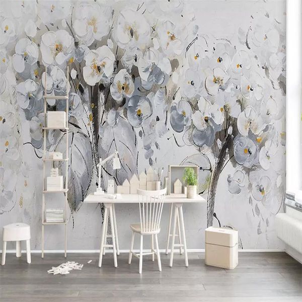 custom any size mural wallpaper oil painting flower nordic fashion simple beautiful p wall cloth living room home decoration
custom any size mural wallpaper oil painting flower nordic fashion simple beautiful p wall cloth living room home decoration