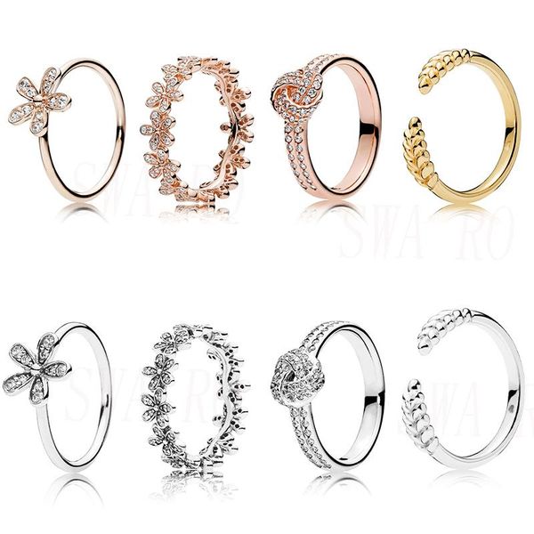 cluster rings fashion silver 925 rose sparkling love knot, shine open grains ring original woman jewelry birthday engagement gi, Golden;silver
cluster rings fashion silver 925 rose sparkling love knot, shine open grains ring original woman jewelry birthday engagement gi, Golden;silver