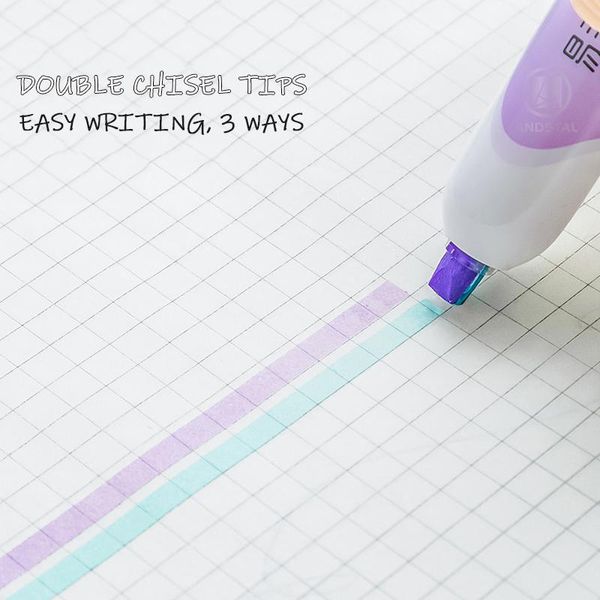 andstal 6pcs lot new twin tip retractable highlighter pen refillable fluo soft fluorescent color school marker set hilighter pen h bbytsx, Black;red
andstal 6pcs lot new twin tip retractable highlighter pen refillable fluo soft fluorescent color school marker set hilighter pen h bbytsx, Black;red