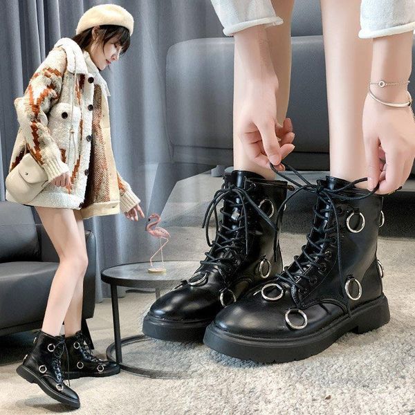 2020 spring and autumn new fashion thin and thin boots handsome boots women's wild personality single shoes x3611, Black
2020 spring and autumn new fashion thin and thin boots handsome boots women's wild personality single shoes x3611, Black