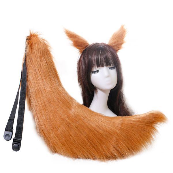 mascot costumes plush fox wolf ear tail show anime long hair beast ear tail accessories set, Red;yellow
mascot costumes plush fox wolf ear tail show anime long hair beast ear tail accessories set, Red;yellow