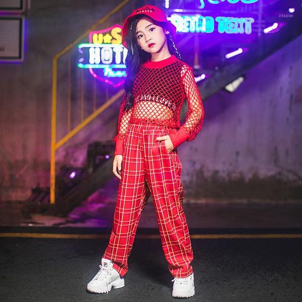 stage wear gilrs hip hop costumes jazz dance performance clothing red set net loose pants kids show street clothes vdb22261, Black;red
stage wear gilrs hip hop costumes jazz dance performance clothing red set net loose pants kids show street clothes vdb22261, Black;red