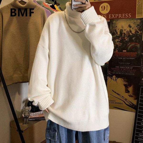 women's sweaters 2021 korean style turtleneck sweater hip hop fashion couple clothes autumn winter kpop oversized pullover women street, White;black
women's sweaters 2021 korean style turtleneck sweater hip hop fashion couple clothes autumn winter kpop oversized pullover women street, White;black