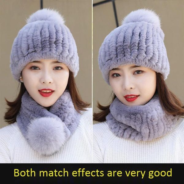 winter real rex fur women hat scarf sets comfortable warm vintage fur casual female ladies caps scarves, Blue;gray
winter real rex fur women hat scarf sets comfortable warm vintage fur casual female ladies caps scarves, Blue;gray