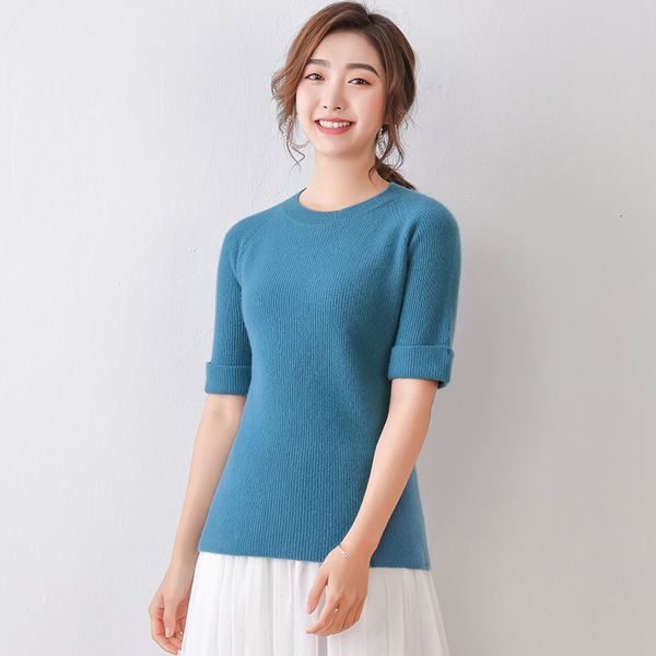 2021 quality 100% wool knit jumpers for woman new spring manga sfemale blouses o-neck high pullovers canv, White;black
2021 quality 100% wool knit jumpers for woman new spring manga sfemale blouses o-neck high pullovers canv, White;black