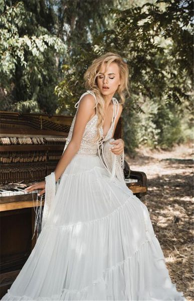 inbal raviv boho wedding dresses crochet lace chiffon flowing flare greek goddess beach bohemian bridal dress custom made wedding gowns, White
inbal raviv boho wedding dresses crochet lace chiffon flowing flare greek goddess beach bohemian bridal dress custom made wedding gowns, White