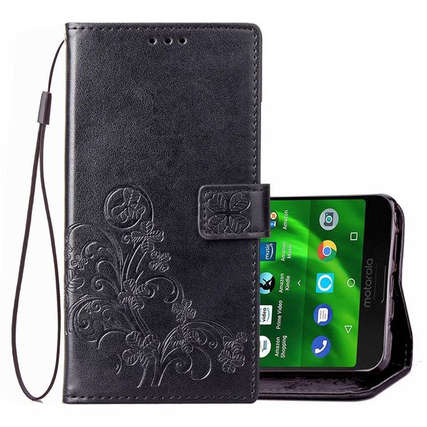 lucky clover pressed flowers pattern leather case for motorola moto g6 plus with holder card slots wallet hand strap
lucky clover pressed flowers pattern leather case for motorola moto g6 plus with holder card slots wallet hand strap
