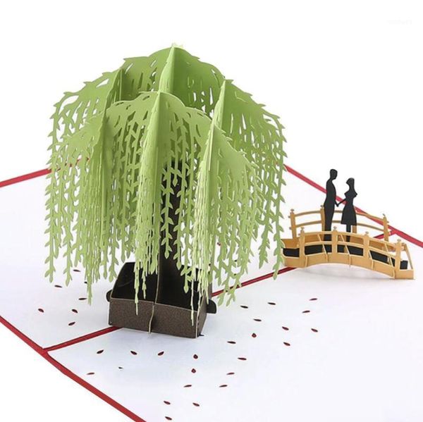 3d handmade willow tree scene hollow sculpture up greeting card birthday gift suitable for birthday cards, christmas cards,1
3d handmade willow tree scene hollow sculpture up greeting card birthday gift suitable for birthday cards, christmas cards,1