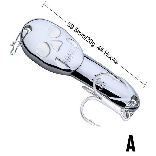 1pc new metal fishing lure 6cm 20g spoon lure sliver spinner bait 4# treble hook fishing tackle hard bait isca artifici sqcqlm
1pc new metal fishing lure 6cm 20g spoon lure sliver spinner bait 4# treble hook fishing tackle hard bait isca artifici sqcqlm