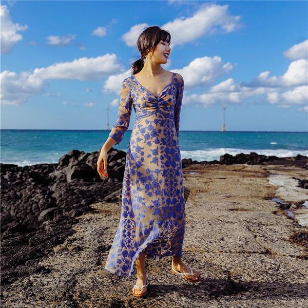 maternity dresses summer bohemian women dress long mesh embroidery holiday seaside beach female three quarter sleeve luxury purple, White
maternity dresses summer bohemian women dress long mesh embroidery holiday seaside beach female three quarter sleeve luxury purple, White