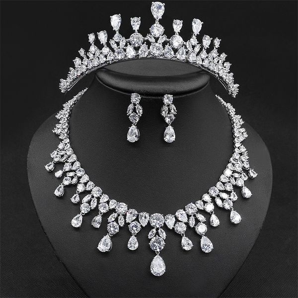 luxury tassel drop african big cubic zirconia stone wedding party bride hairwear necklace and earring jewelry sets t200507, Slivery;golden
luxury tassel drop african big cubic zirconia stone wedding party bride hairwear necklace and earring jewelry sets t200507, Slivery;golden