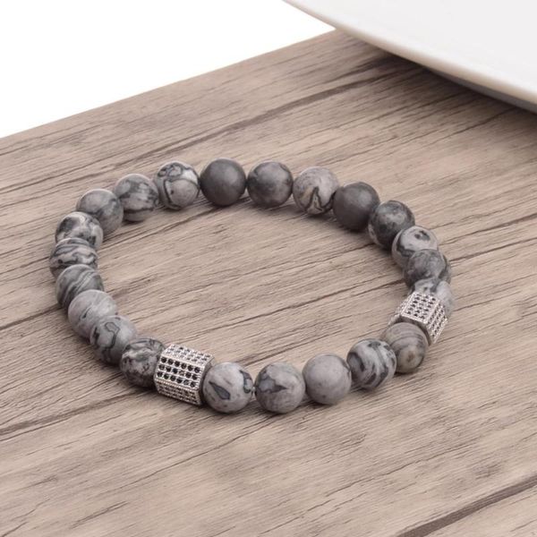 french minimalist style fashion bracelet natural stone golden color hexagonal zircon beaded bracelet 2020 jewelry gift for men, Black
french minimalist style fashion bracelet natural stone golden color hexagonal zircon beaded bracelet 2020 jewelry gift for men, Black