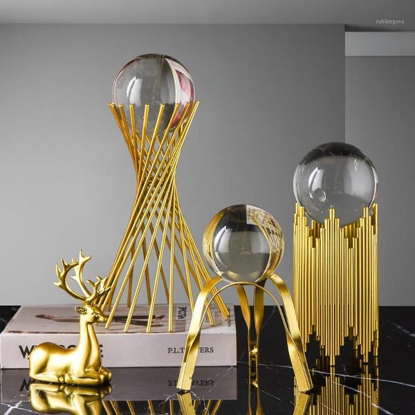 decorative objects & figurines 2021 metal crystal ball crafts home decoration accessories modern ornaments living room bedroom iron furnishi
decorative objects & figurines 2021 metal crystal ball crafts home decoration accessories modern ornaments living room bedroom iron furnishi