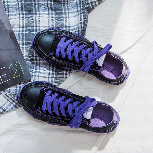 2021 the new outono novos femininos baixo corte sapatos lona estudantes do sexo feminino flat-bottom hip-hop skate spnq, Black
2021 the new outono novos femininos baixo corte sapatos lona estudantes do sexo feminino flat-bottom hip-hop skate spnq, Black