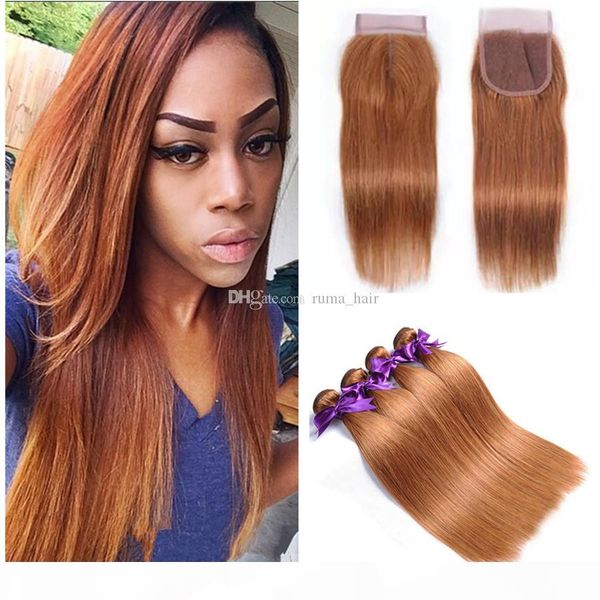 color 30 hair bundles with lace closure light auburn straight hair 3 bundles with lace closure malaysian virgin human hair straight wefts, Black;brown
color 30 hair bundles with lace closure light auburn straight hair 3 bundles with lace closure malaysian virgin human hair straight wefts, Black;brown