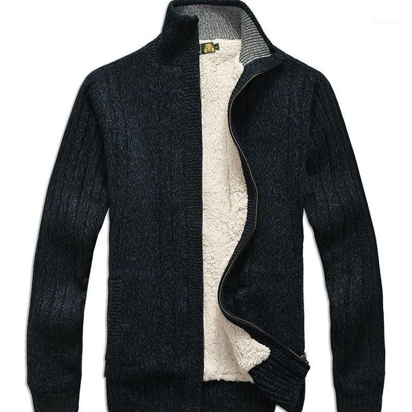 autumn and winter men's sweater long-sleeved sweater casual cardigan thick knit coat1, White;black
autumn and winter men's sweater long-sleeved sweater casual cardigan thick knit coat1, White;black