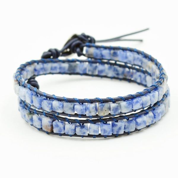 tennis square blue vein stone wrap bracelet for women 2layers leather handmade braided friendship beaded boho jewelry dropship, Golden;silver
tennis square blue vein stone wrap bracelet for women 2layers leather handmade braided friendship beaded boho jewelry dropship, Golden;silver