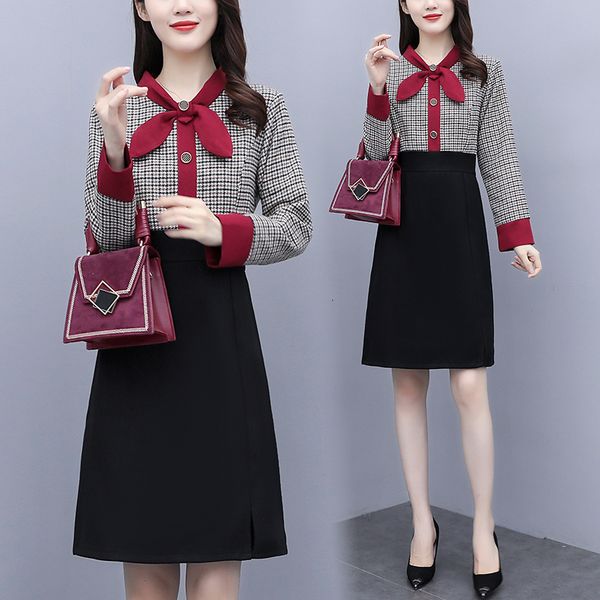 womens plaid plus size dressed in fat business ladies work wearing thin casual clothes lbtg, Black;gray
womens plaid plus size dressed in fat business ladies work wearing thin casual clothes lbtg, Black;gray