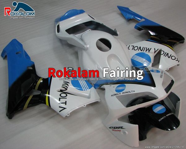 for honda cbr600rr f5 03 04 sportbike fairings blue white cbr600rr f5 03 04 cbr600 rr f5 injection motorcycle bodywork (injection molding)
for honda cbr600rr f5 03 04 sportbike fairings blue white cbr600rr f5 03 04 cbr600 rr f5 injection motorcycle bodywork (injection molding)