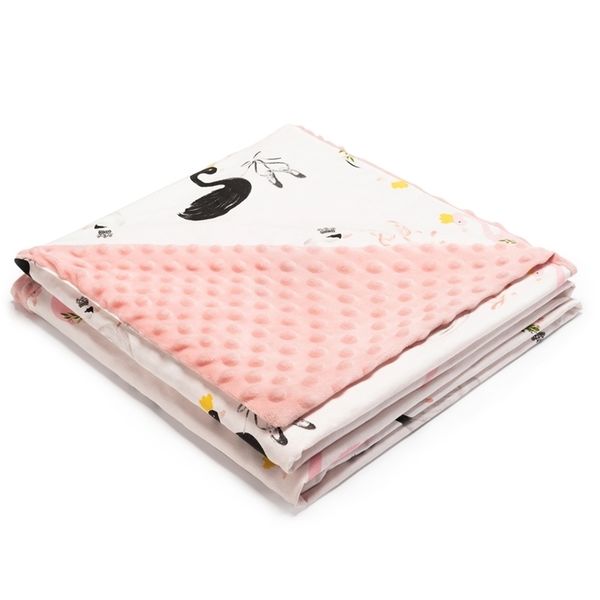 reversible children's soft baby blanket minky dot coral fleece soft thermal swaddling wrap bedding set cotton quilt y201009
reversible children's soft baby blanket minky dot coral fleece soft thermal swaddling wrap bedding set cotton quilt y201009